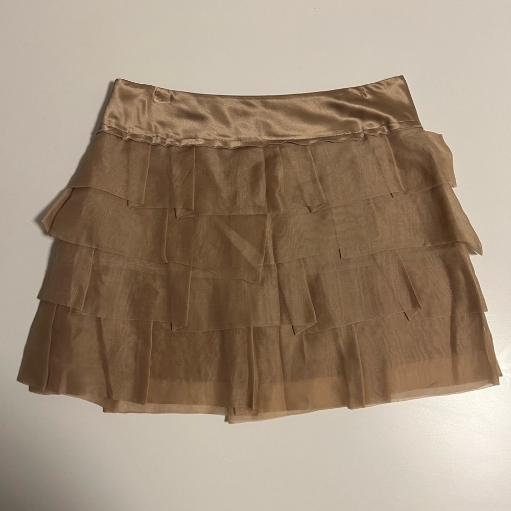 BCBG MaxAzria Skirt Beige Color